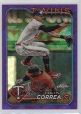2024 Topps Chrome Logofractor Edition Purple Refractor /250 Carlos Correa 00em