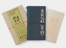 Traveler's Note Kyoto Limited Edition Blue Cover Copper Icon Used