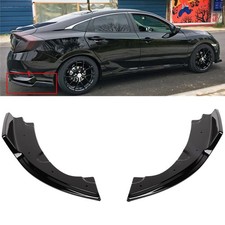 Rear Bumper Lip PP Fits for Honda Civic Sedan Rear Bumper Lower Side Splitters