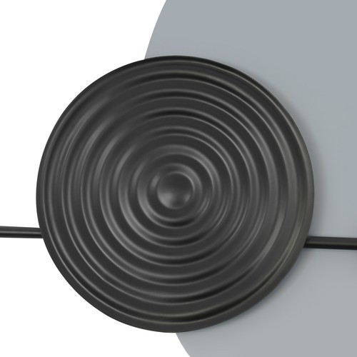Modern Iron Wall Clock with Pendulum, Stylish Round Design for Home Decor