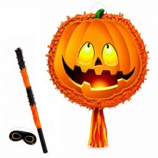 Pumpkin Pinata Halloween party kids orange theme game gifts fun birthday scary