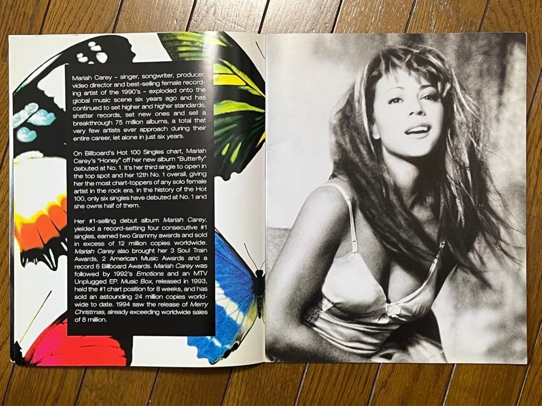 Mariah Carey Butterfly Tour 1998 Concert Program Book Japan