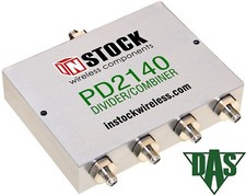 PD2140 - RF Power Splitter, Combiner, Divider RoHS, 4 Way, 698-2700 MHz, 50 Ohms