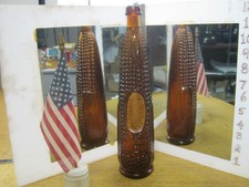 *MUSEUM PIECE*1867~ YELLOW/ORANGE/AMBER~NATIONAL EAR OF CORN BITTERS~ WITH LABEL