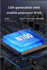 Mini PC Intel N100 12GB LPDDR5 128GB SSD Win 11 Pro Dual HDMI LAN BY51