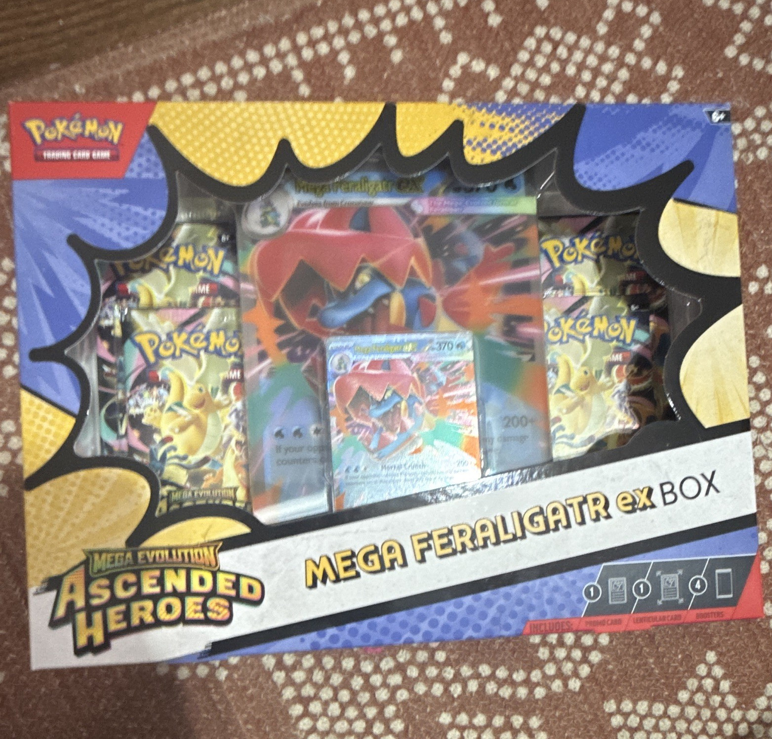 Pokémon TCG Mega Evolution: Ascended Heroes Mega Feraligatr ex Box Oversized