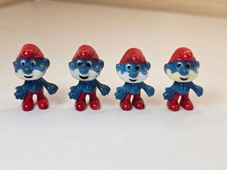 VARIANTEN D EDDS 4x Oberschlumpf 1981 ORI TOP