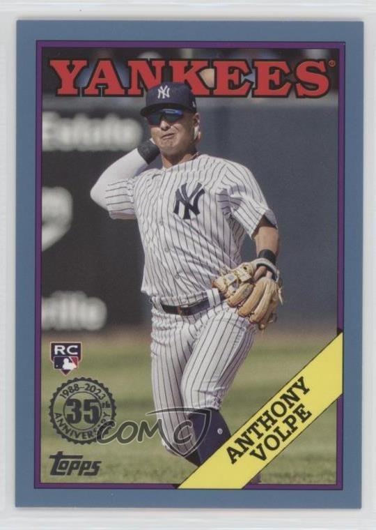 2023 Topps Update 1988 Topps Baseball Blue /600 Anthony Volpe #88US-50 0ju0
