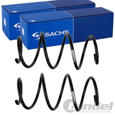 2X SACHS FAHRWERKSFEDERN VORNE PASSEND FÜR SMART FORFOUR LINKS+RECHTS