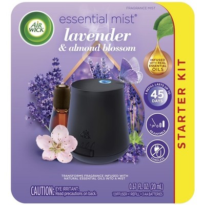 Air Wick Essential Mist Starter Kit: Lavender & Almond Blossom 2-Piece