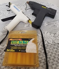 2 Glue Guns 1 - Arrow Electro-matic & 1-  Stanley Professional Plus Glue Sticks