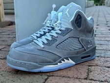 Men's Size US9-11 Air Jordan 5 Retro 'Wolf Grey' 2026 DD0587-002 New With Box