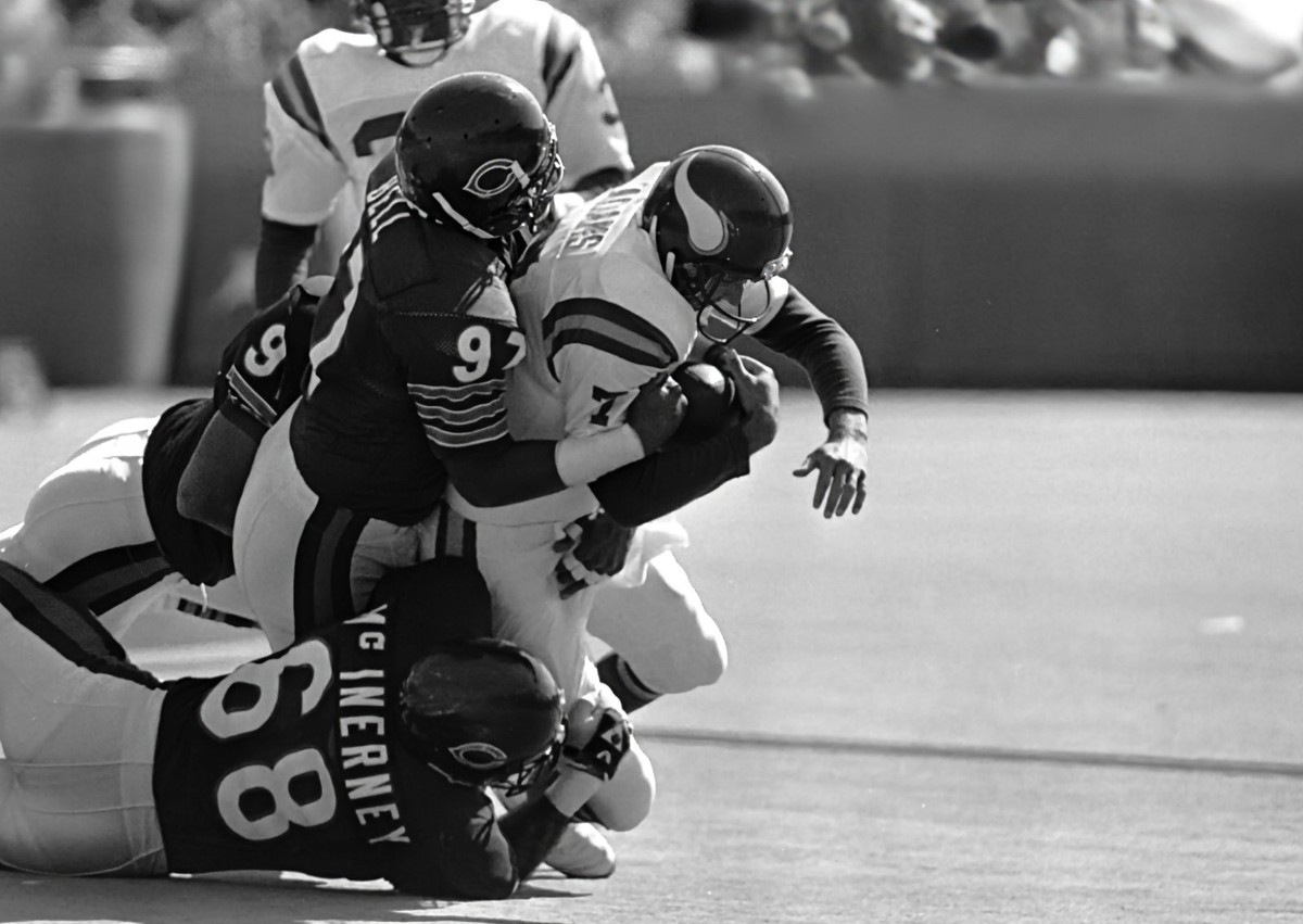 1987 NFL Scab Original 35mm Slide Oct 11 Chicago VS Minnesota