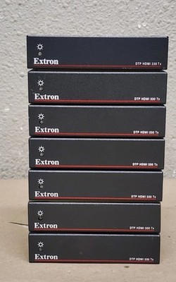 LOT OF 7 Extron DTP HDMI 330 Tx Transmitter Extender 