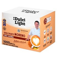 Dulcilight ZuckerErsatzstoff Brauner Zucker Muscovado 1000 Sticks Nat&uuml;rliches...
