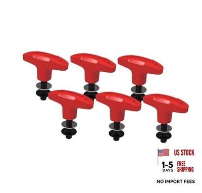 - GP Anchor, Quick-Release Tie Down Anchor Thumbscrew, 6 Red GP Anchor w/o Nut