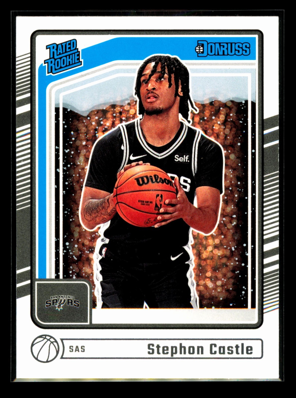 2024-25 Panini Donruss - Rated Rookie Stephon Castle #244 (RC) Winter