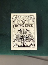 CROWN DECK - WHITE LIMITED SNOW EDITION Playing Cards