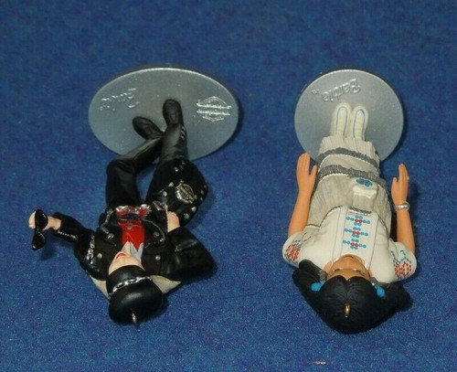 2 Barbie Collectors series Hallmark Ornaments Nativ American + Harley Davidson - Picture 6 of 10