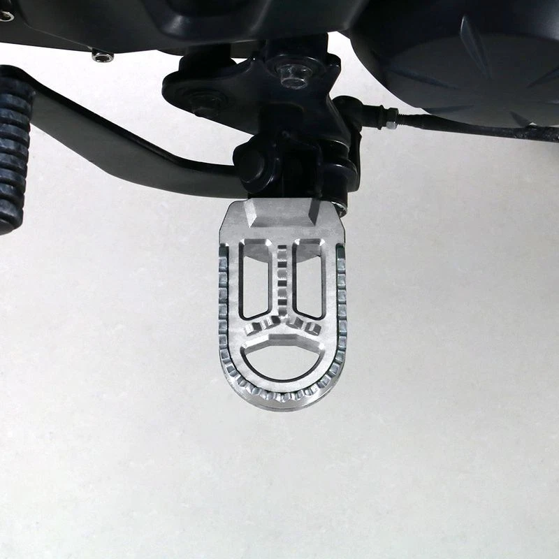 2 PIEZAS Clavijas Grasas Aventura Soporte para Pie Ancho Aprilia SXV550 2006-2015 Plateado Foto 4 de 4