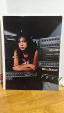 KIRK HAMMETT  MESA BOOGIE GUITAR AMPS  1989 PRINT AD   11 X 8.5   r5