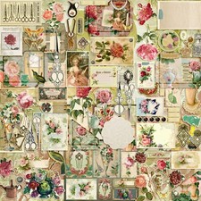 English Rose Garden Embellishments - EZ Journal - 7454