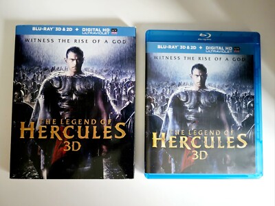 The Legend of Hercules: 3D, Blu Ray w/ Slipcover VG Condition US Ships w/ Care