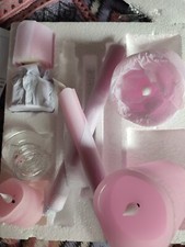 Flammenlose Kerzen in Rosa 8er Set