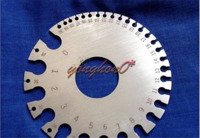 1PCs Wire Gauge AWG  Ga General Tool Gauging Wire Size 0-36