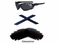 Galaxy Replacement Lenses Rubber Kits For Oakley Jawbone Vented Black