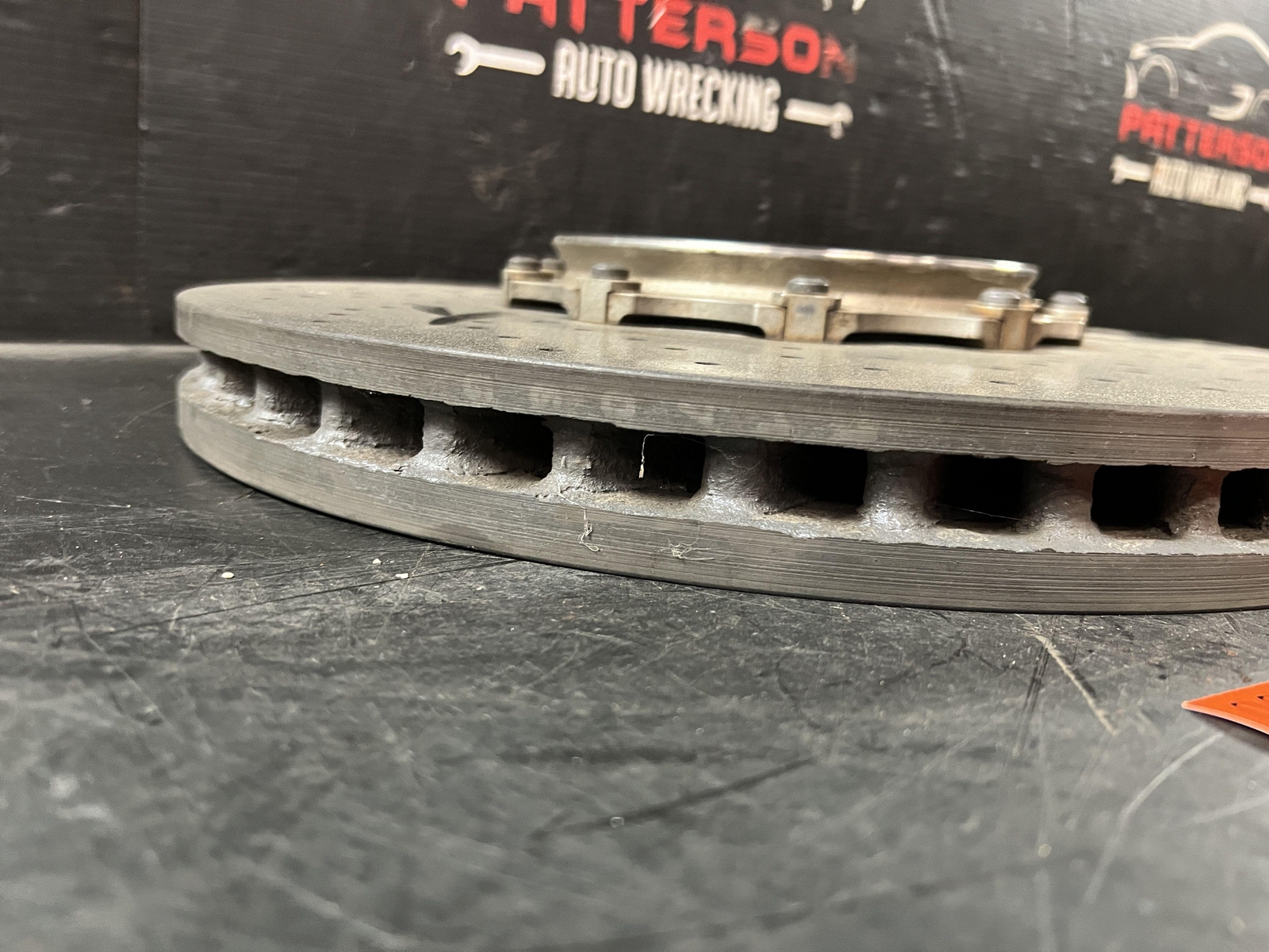 2007 BENTLEY CONTINENTAL GT DRIVER LEFT FRONT BRAKE CERAMIC ROTOR ID# 3W0615301J