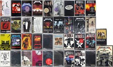 METALLICA - 45 BRAND NEW FACTORY SEALED cassettes No tears, cracks, or damage 
