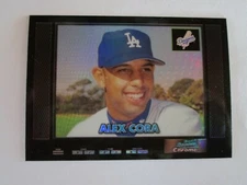 2000 Bowman Chrome Alex Cora Retro - Future Refractor Card #436