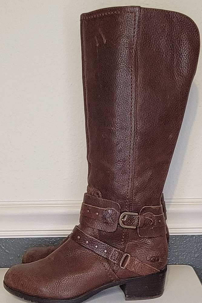 UGG Esplanade Riding Harness Boots Pre-Owned Size 7