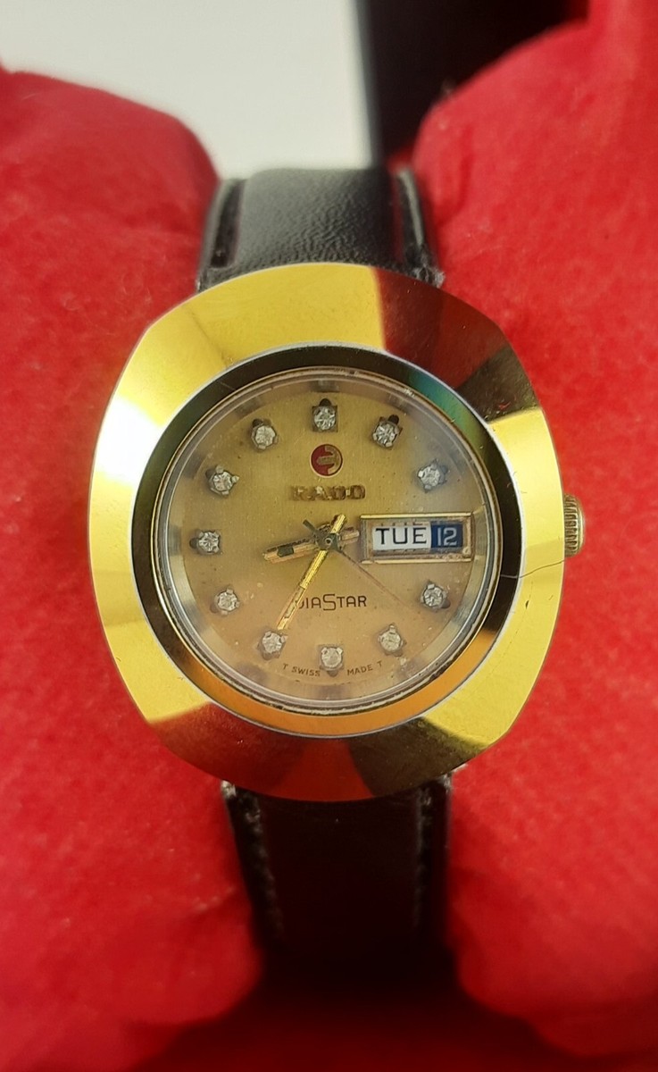 RARE RADO DIASTAR VINTAGE SWISS MADE DAY/DATE LADY AUTOMATIC