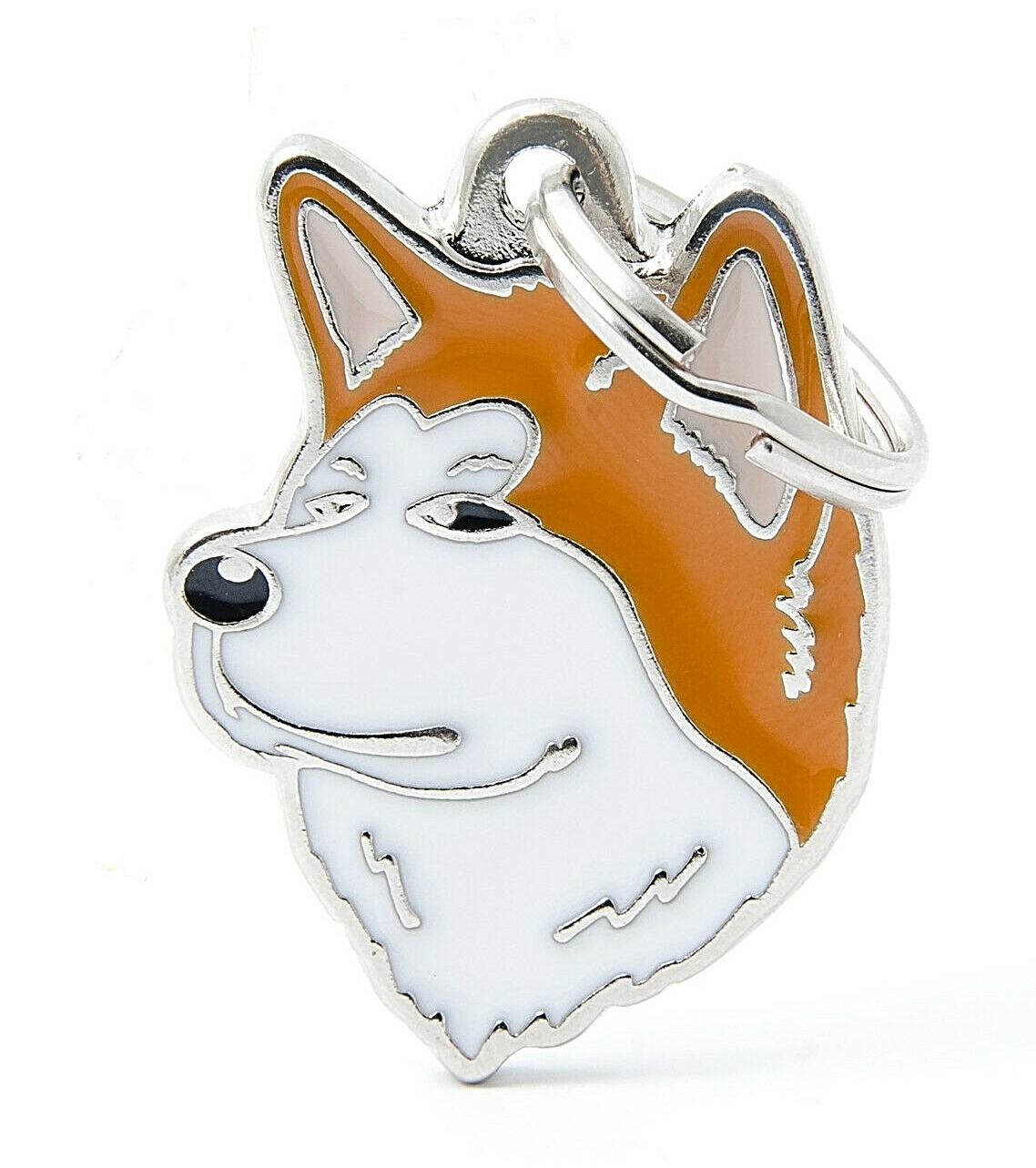 Shiba Inu Dog ID Tag (79) - Engraved FREE - Personalised - Charm - Keyring