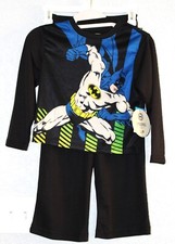 DC Comics Boys Batman 2Pc. Pajama Set Black Size S 6/7 NWT
