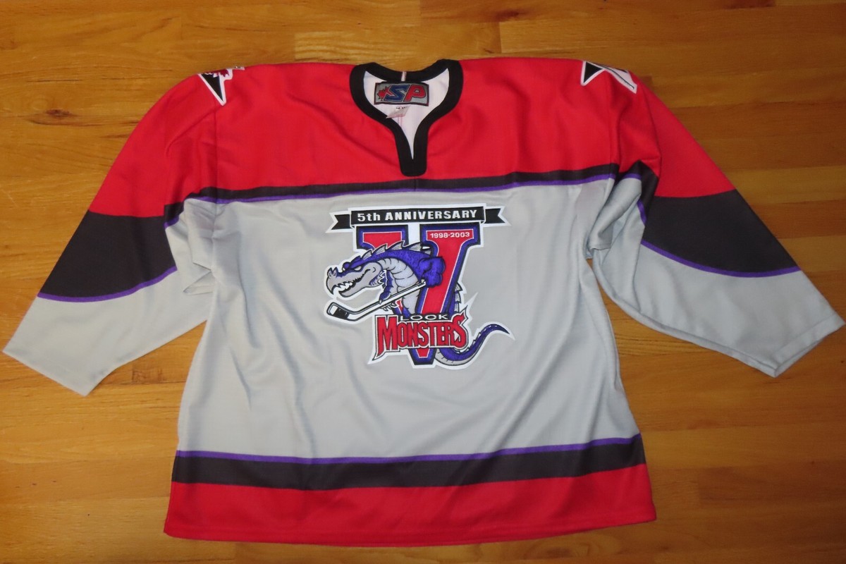 SP LOWELL LOCK MONSTERS 5th Anniversary 1998-2003 AHL (XL) Hockey