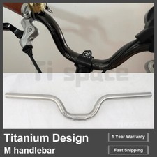 Manubrio H&H 25,4 mm/1" tipo M per Brompton/Dahon/Tern/Birdy-Ti