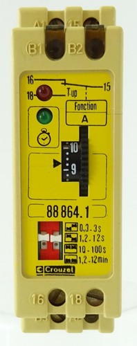 CROUZET 88 864.1 Zeitrelais Time Relay Relais 0,3s...12min 110-220V~ 88 864 101 - Bild 2 von 8