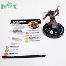 Heroclix Black Panther and the Illuminati set Black Panther 072 Chase w/card