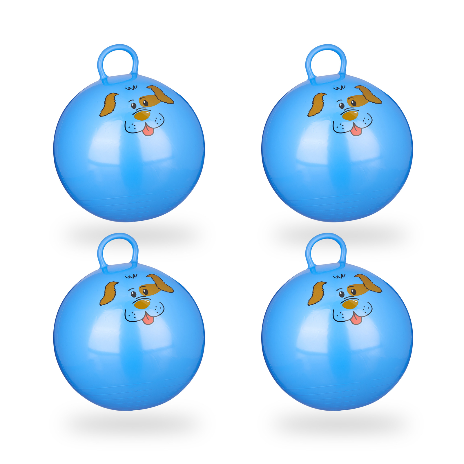 Bola saltarina pelota inflable juguete saltarín balón de animal 4 unidades