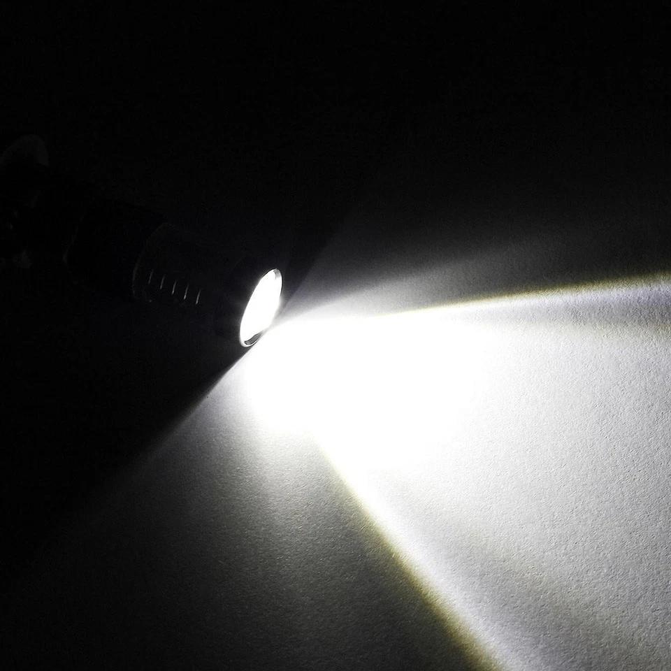 2 желтые светодиодные передние лампы для указателей поворота 7443 с двойным переключателем 6-Cree-XBD - Изображение 2 из 4