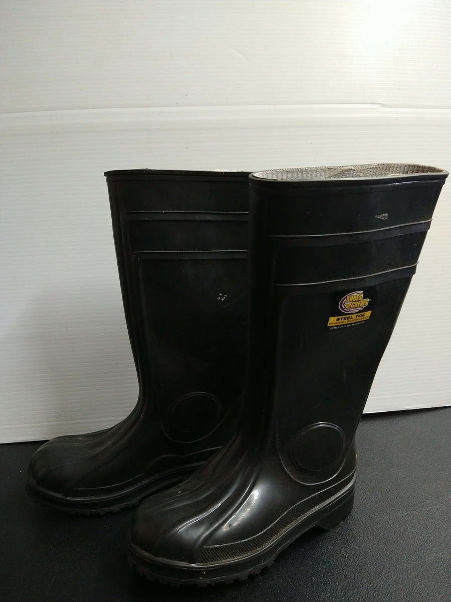 Steel Toe Rubber Boots ASTM F 2413-05 Servus Honeywell Steel Toe Boots Sz Men 7 ASTM F 2413-05 M I  main image 4