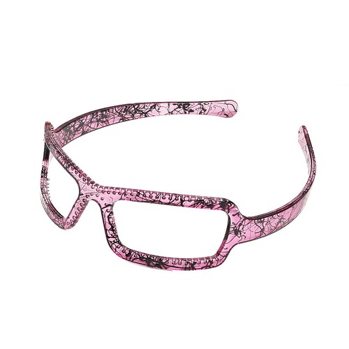 Sunglasses Frame Shape Hair Hoop Plastic Hairband with Non-Slip Teeth Vintage - Picture 7 of 18