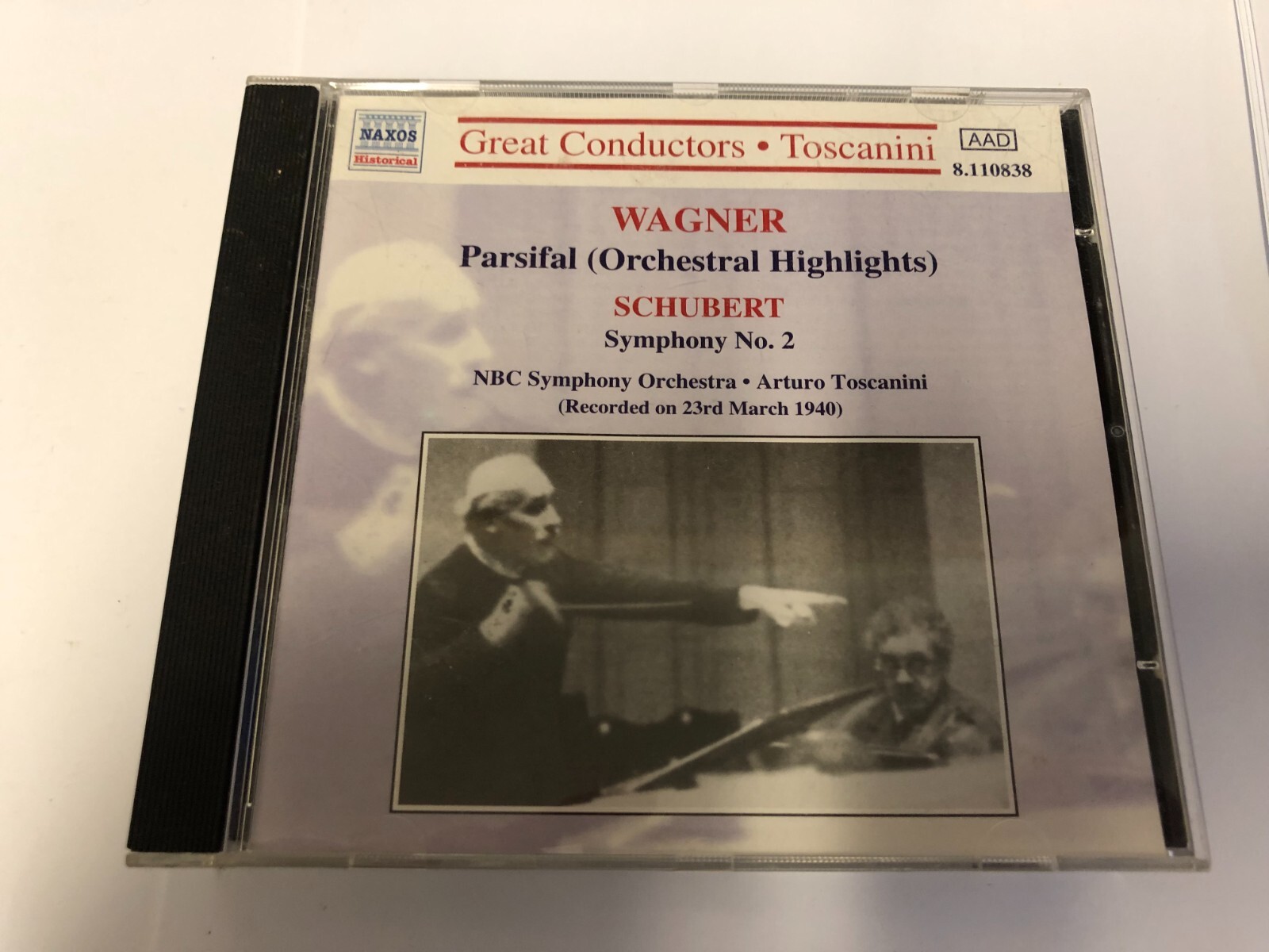 Wagner  Arturo Toscanini Parsifal (Orch. Highlights)/ Schubert