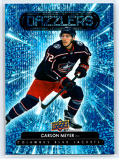 2022-23 Upper Deck Series 2 - Dazzlers Carson Meyer #DZ-79 (RC) Blue
