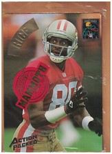 JERRY RICE 1994 SEALED ACTION PACKED DELUX MAMMOTH CARD SAN FRANSICO & OTHERS