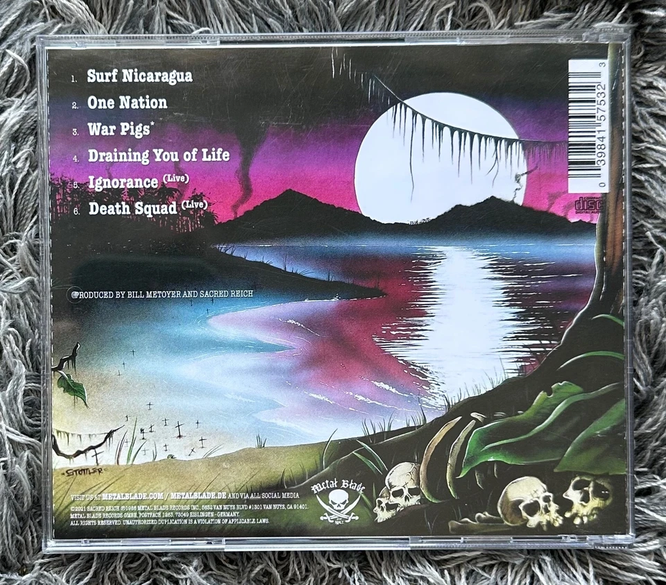 === Sacred Reich - Surf Nicaragua Album CD 1988 Thrash Metal Slayer Exodus - Bild 2 von 2