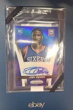 2014-15 Panini Blue Prizm #3 Joel Embiid RC Rookie AUTO /249 Philadelphia 76ers